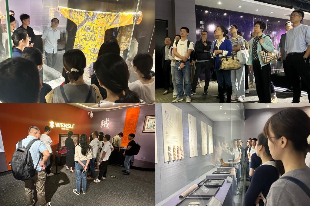 移动课堂|韦德官方网站MBA学员走进杭州万事利集团 体验传统丝绸行业的转型升级